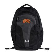 USC Trojans Under Armour Black Hustle 5.0 Backpack